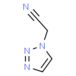 ChemSpider 2D Image | 1H-1,2,3-Triazol-1-ylacetonitrile | C4H4N4