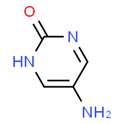 ChemSpider 2D Image | 5-Amino-2(1H)-pyrimidinone | C4H5N3O