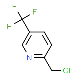 ChemSpider 2D Image | 2-Chloromethyl-5-(trifluoromethyl)pyridine | C7H5ClF3N