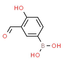 ChemSpider 2D Image | (3-Formyl-4-hydroxyphenyl)boronic acid | C7H7BO4