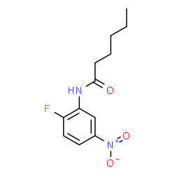 ChemSpider 2D Image | N-(2-Fluoro-5-nitrophenyl)hexanamide | C12H15FN2O3
