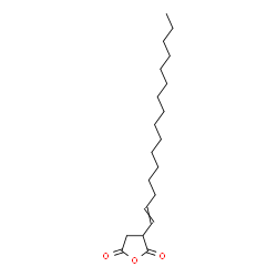 ChemSpider 2D Image | 3-(1-Hexadecen-1-yl)dihydro-2,5-furandione | C20H34O3
