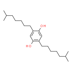 ChemSpider 2D Image | 2,5-Diisooctyl-4-benzenediol | C22H38O2