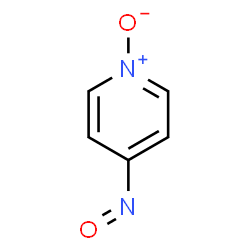 ChemSpider 2D Image | 4-Nitrosopyridine 1-oxide | C5H4N2O2