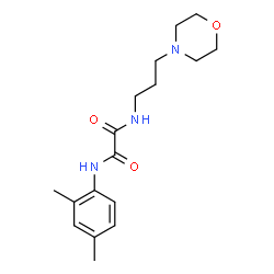 ChemSpider 2D Image | N-(2,4-Dimethylphenyl)-N'-[3-(4-morpholinyl)propyl]ethanediamide | C17H25N3O3