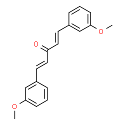 ChemSpider 2D Image | (1E,4E)-1,5-Bis(3-methoxyphenyl)-1,4-pentadien-3-one | C19H18O3