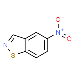 ChemSpider 2D Image | 5-Nitro-1,2-benzothiazole | C7H4N2O2S