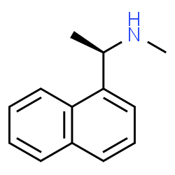 ChemSpider 2D Image | (1R)-N-Methyl-1-(1-naphthyl)ethanamine | C13H15N
