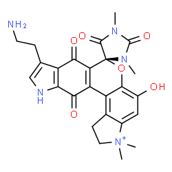 ChemSpider 2D Image | Exiguamine A | C25H26N5O6