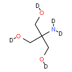ChemSpider 2D Image | TRIS-d5 | C4H6D5NO3