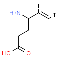ChemSpider 2D Image | (5Z)-4-Amino(5,6-~3~H_2_)-5-hexenoic acid | C6H9T2NO2