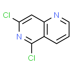 ChemSpider 2D Image | 5,7-Dichloro-1,6-naphthyridine | C8H4Cl2N2