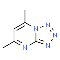 ChemSpider 2D Image | 5,7-Dimethyltetrazolo[1,5-a]pyrimidine | C6H7N5