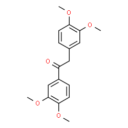 ChemSpider 2D Image | 1,2-Bis(3,4-dimethoxyphenyl)ethanone | C18H20O5