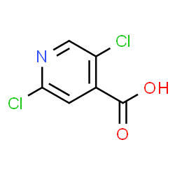 ChemSpider 2D Image | 2,5-Dichloroisonicotinic acid | C6H3Cl2NO2
