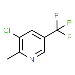 ChemSpider 2D Image | 3-Chloro-2-methyl-5-(trifluoromethyl)pyridine | C7H5ClF3N