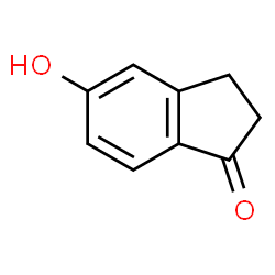 ChemSpider 2D Image | 5-Hydroxy-1-indanone | C9H8O2