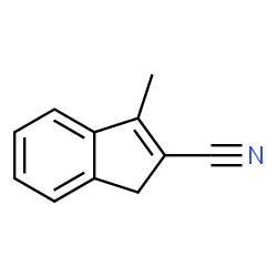 ChemSpider 2D Image | 3-Methyl-1H-indene-2-carbonitrile | C11H9N