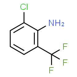 ChemSpider 2D Image | 2-Chloro-6-(trifluoromethyl)aniline | C7H5ClF3N