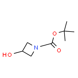 ChemSpider 2D Image | 1-Boc-3-hydroxyazetidine | C8H15NO3