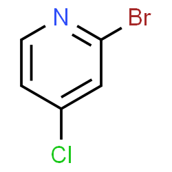ChemSpider 2D Image | 2-Bromo-4-chloropyridine | C5H3BrClN