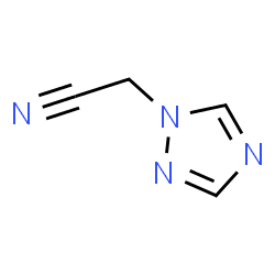 ChemSpider 2D Image | 1H-1,2,4-Triazol-1-ylacetonitrile | C4H4N4