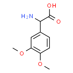 ChemSpider 2D Image | Amino(3,4-dimethoxyphenyl)acetic acid | C10H13NO4