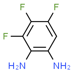ChemSpider 2D Image | 3,4,5-Trifluoro-1,2-benzenediamine | C6H5F3N2