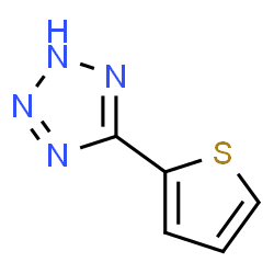 ChemSpider 2D Image | 5-(2-Thienyl)-1H-tetrazole | C5H4N4S