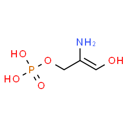 ChemSpider 2D Image | (2Z)-2-Amino-3-hydroxy-2-propen-1-yl dihydrogen phosphate | C3H8NO5P