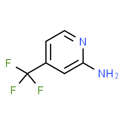 ChemSpider 2D Image | 4-(Trifluoromethyl)-2-pyridinamine | C6H5F3N2