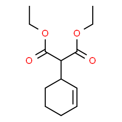 ChemSpider 2D Image | Diethyl 2-cyclohexen-1-ylmalonate | C13H20O4