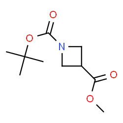 ChemSpider 2D Image | Methyl 1-Boc-azetidine-3-carboxylate | C10H17NO4