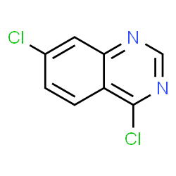 ChemSpider 2D Image | 4,7-dichloroquinazoline | C8H4Cl2N2