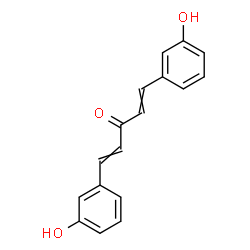 ChemSpider 2D Image | 1,5-Bis(3-hydroxyphenyl)-1,4-pentadien-3-one | C17H14O3