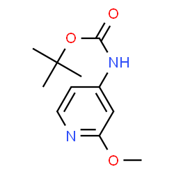 ChemSpider 2D Image | tert-butyl 2-methoxy-4-pyridinylcarbamate | C11H16N2O3
