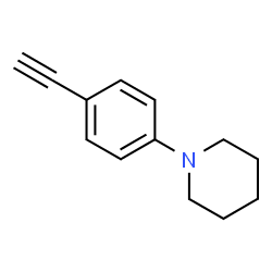 ChemSpider 2D Image | 1-(4-Ethynylphenyl)piperidine | C13H15N