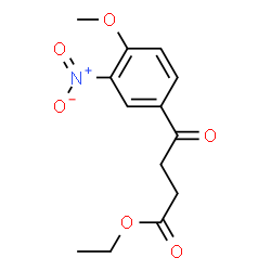 ChemSpider 2D Image | Ethyl 4-methoxy-3-nitro-Î³-oxobenzenebutanoate | C13H15NO6