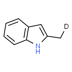 ChemSpider 2D Image | 2-(~2~H_1_)Methyl-1H-indole | C9H8DN