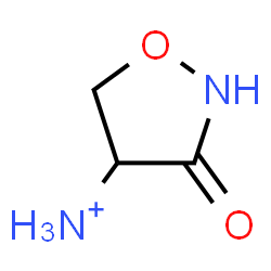 ChemSpider 2D Image | 3-Oxo-1,2-oxazolidin-4-aminium | C3H7N2O2