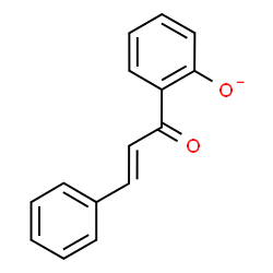 ChemSpider 2D Image | 2-[(2E)-3-Phenyl-2-propenoyl]phenolate | C15H11O2