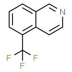 ChemSpider 2D Image | 5-(Trifluoromethyl)isoquinoline | C10H6F3N