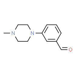 ChemSpider 2D Image | 3-(4-Methyl-1-piperazinyl)benzaldehyde | C12H16N2O