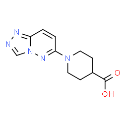 ChemSpider 2D Image | 1-([1,2,4]Triazolo[4,3-b]pyridazin-6-yl)-4-piperidinecarboxylic acid | C11H13N5O2