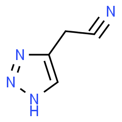 ChemSpider 2D Image | 1H-1,2,3-Triazol-4-ylacetonitrile | C4H4N4