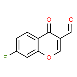 ChemSpider 2D Image | 3-Formyl-7-fluorochromone | C10H5FO3