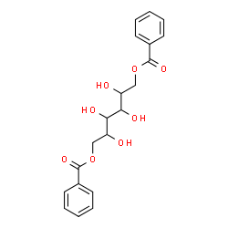 ChemSpider 2D Image | 1,6-Di-O-benzoylhexitol | C20H22O8