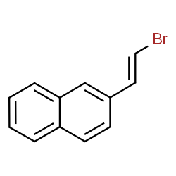 ChemSpider 2D Image | 2-[(E)-2-Bromovinyl]naphthalene | C12H9Br