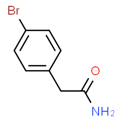 ChemSpider 2D Image | 2-(4-Bromophenyl)acetamide | C8H8BrNO