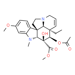 ChemSpider 2D Image | (-)-Vindoline | C25H32N2O6